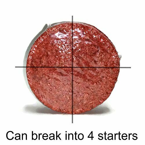 Fire Disc Starters Firestarters Starter for Logs Fireplace Campfires Wood Stove - Fresh Stock Dated December 2025