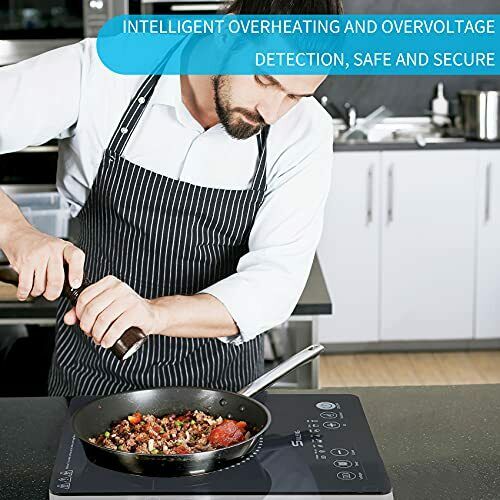 STULENG Electric Stove, Portable 1300W Infrared Single Burner Sensor Touch - Fresh Stock Dated December 2025