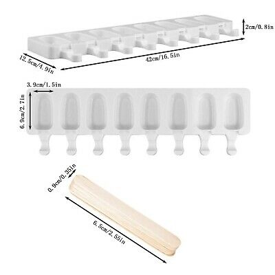 Molde Para Helado, Molde De Silicona Para Paletas De Hielo Moldes Para Paletas - Fresh Stock Dated December 2025