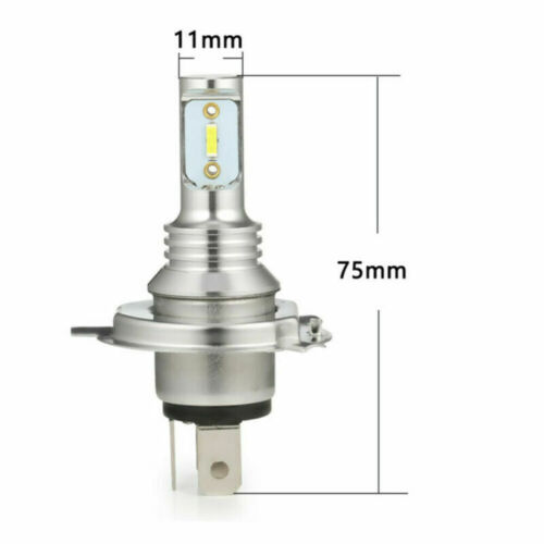 H4 9003 LED Motorcycle Headlight Hi/Low Beam 6500K Super Bright White Bulb CREE - Fresh Stock Dated February 2026