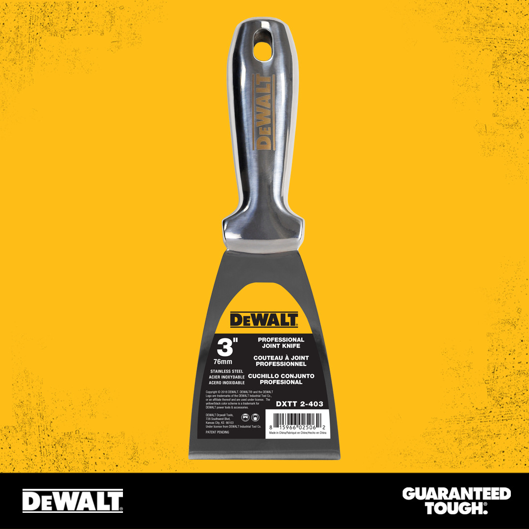 Joint Knife Welded Stainless Steel Putty Knife Lifetime Guarantee - Fresh Stock Dated February 2026