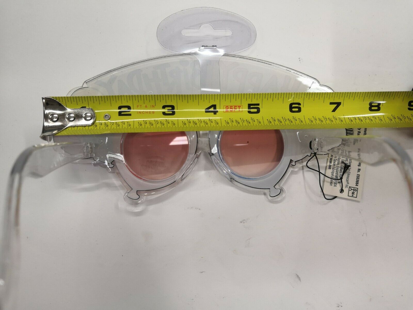 Forum Novelties Adult Clear Happy Birthday Glasses Sunglasses Silly Goofy Kid - Fresh Stock Dated December 2025