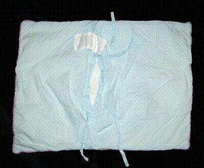 Pottery Barn Kids Pink Aqua Butterfly Flower Polka Dot Twin Standard Pillow Sham - Fresh Stock Dated December 2025