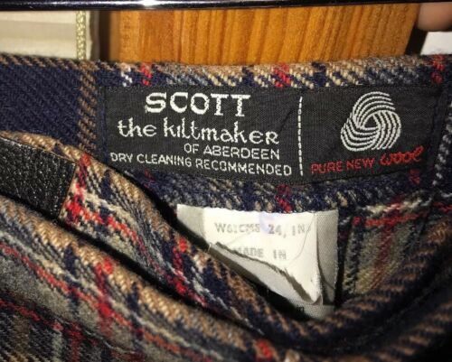 Scott Kiltmaker Of Aberdeen 100% Pure Wool Wrap Ladies Skirt 24 - Fresh Stock Dated February 2026