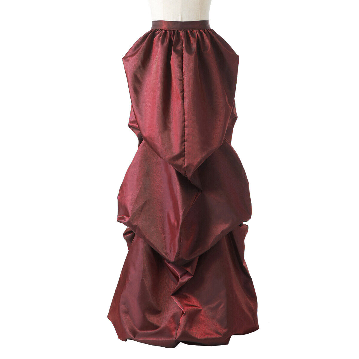 Vintage Victorian Edwardian Bustle Skirt Fancy Dress Gothic Open Front Overskirt - Fresh Stock Dated March 2026