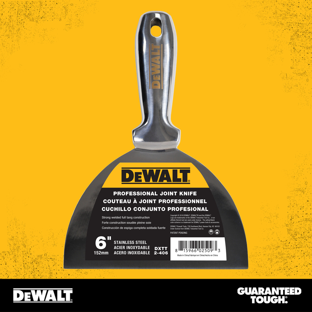 Joint Knife Welded Stainless Steel Putty Knife Lifetime Guarantee - Fresh Stock Dated February 2026