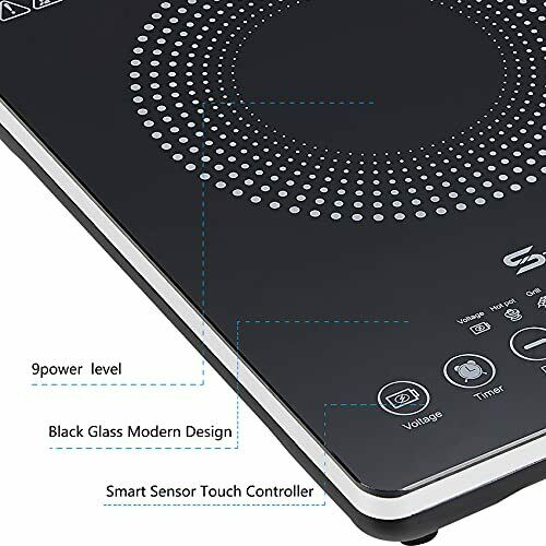 STULENG Electric Stove, Portable 1300W Infrared Single Burner Sensor Touch - Fresh Stock Dated December 2025