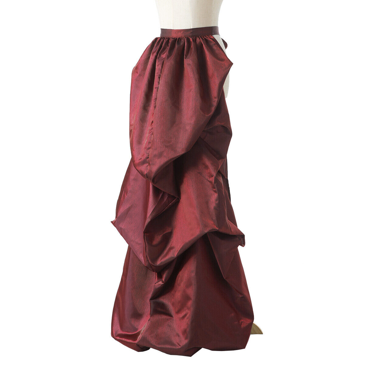 Vintage Victorian Edwardian Bustle Skirt Fancy Dress Gothic Open Front Overskirt - Fresh Stock Dated March 2026