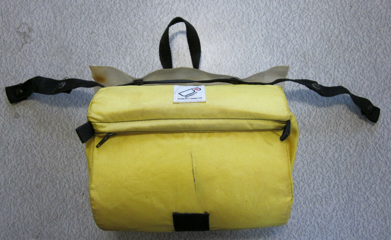 Cannondale Handelbar Pack bag yellow 1973 FIRST YEAR BP-20 with Bugger logo - Fresh Stock Dated December 2025