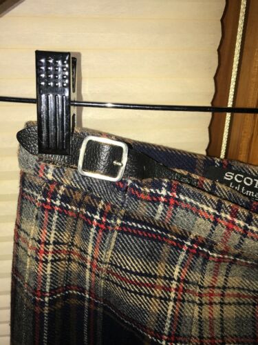 Scott Kiltmaker Of Aberdeen 100% Pure Wool Wrap Ladies Skirt 24 - Fresh Stock Dated February 2026