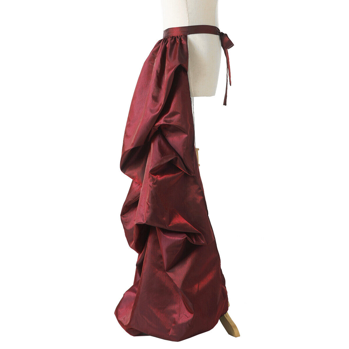 Vintage Victorian Edwardian Bustle Skirt Fancy Dress Gothic Open Front Overskirt - Fresh Stock Dated March 2026