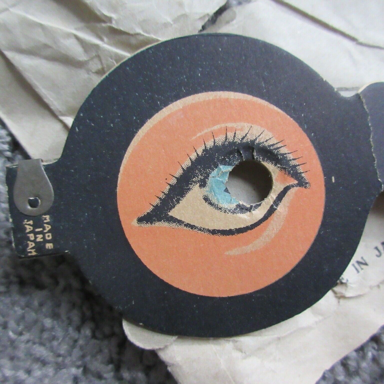 RARE Vintage Funny MADE IN JAPAN PAPER GLASSES COSTUME THEIF ROBBER NOVELTY - Fresh Stock Dated February 2026