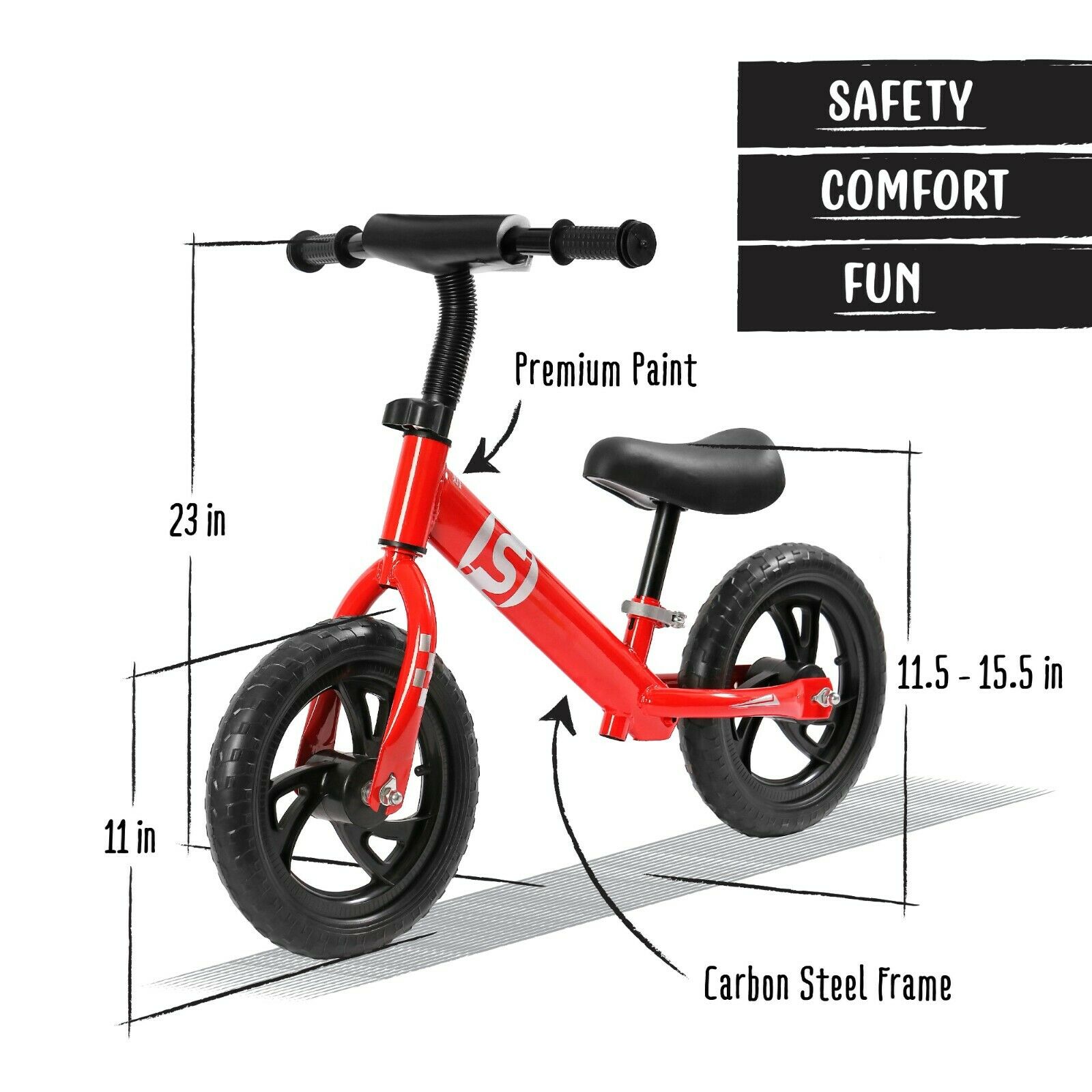 Balance Bike Premium Model Lightweight High-Grade Aluminum for Kids 2-6 Years - Fresh Stock Dated February 2026