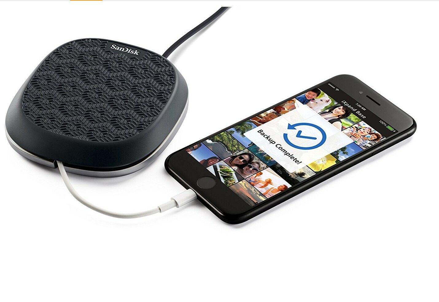 Sandisk Ixpand BASE 128GB : Never forget to backup again & CHARGE while you do - Fresh Stock Dated February 2026