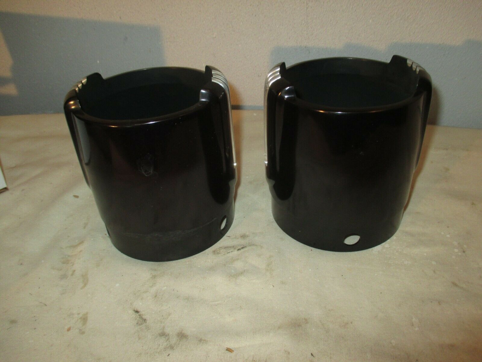 OEM HARLEY-DAVIDSON DEFIANCE COLLECTION MUFFLER END CAPS 4.5” M8 FLSB Touring - Fresh Stock Dated February 2026