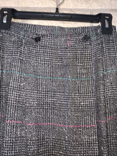 Vtg Catcher Women’s Plaid/Tweed Rayon Blend Skirt Side Pockets Size 6 Retro - Fresh Stock Dated February 2026