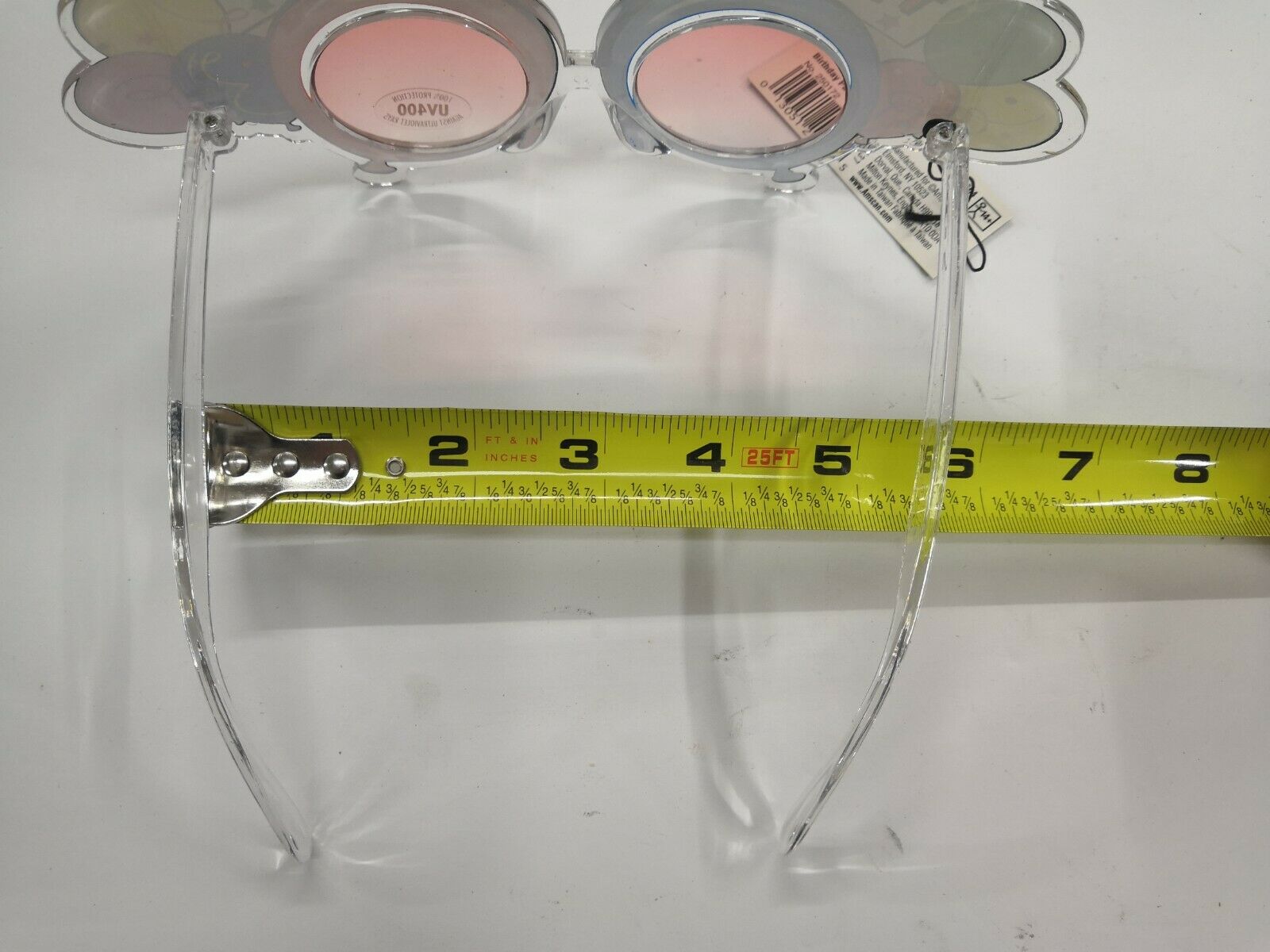 Forum Novelties Adult Clear Happy Birthday Glasses Sunglasses Silly Goofy Kid - Fresh Stock Dated December 2025