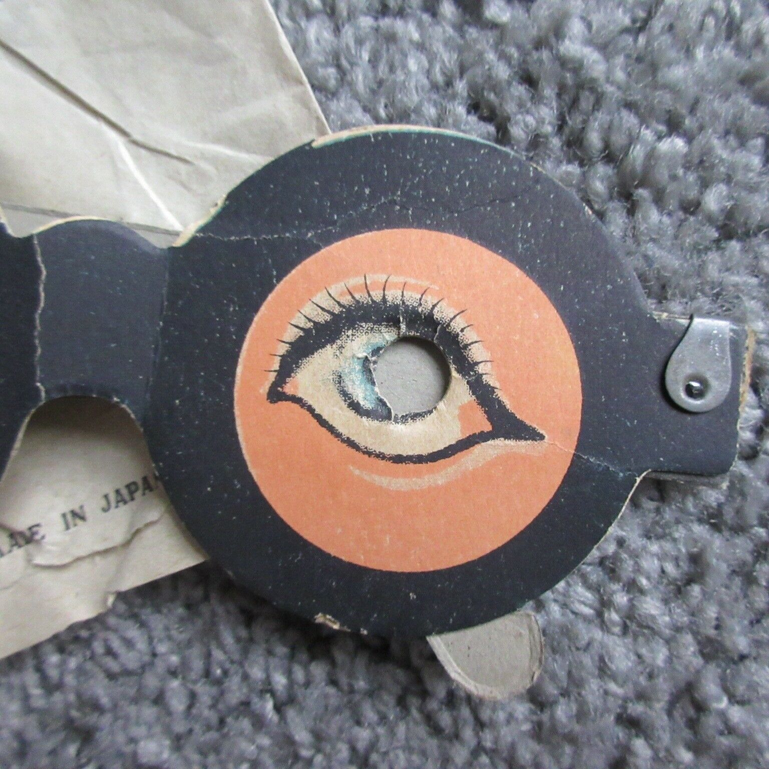 RARE Vintage Funny MADE IN JAPAN PAPER GLASSES COSTUME THEIF ROBBER NOVELTY - Fresh Stock Dated February 2026