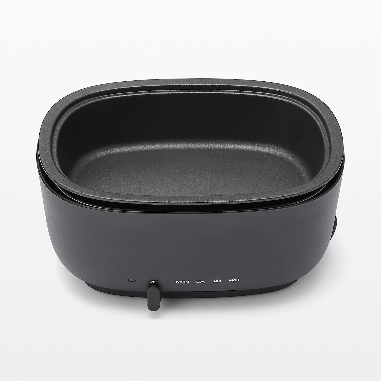 MUJI Deep Grill Pot MJ HPFK1 Nonstick Cookware Electric New Model Black Compact - Fresh Stock Dated February 2026