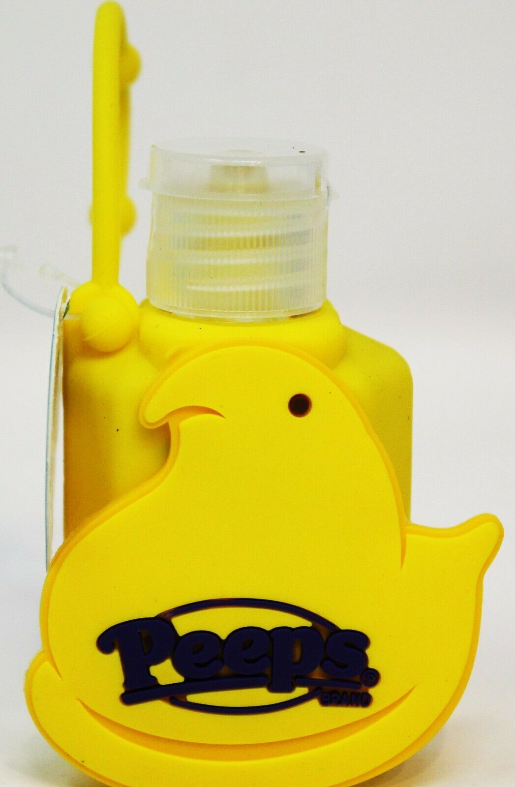 2pc Peeps Hand Sanitizer Anti Bacterial Gel Holder Marshmallow Cream YELLOW BLUE - Fresh Stock Dated February 2026