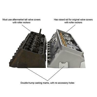 Aluminum GM 3782461 Chevy 327 SBC Camel Back / Double Hump Cylinder Head Bare - Fresh Stock Dated February 2026
