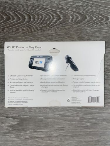Wii U Project Sustain Protect + Play Hard Case GamePad Protector Clear Open Box - Fresh Stock Dated December 2025