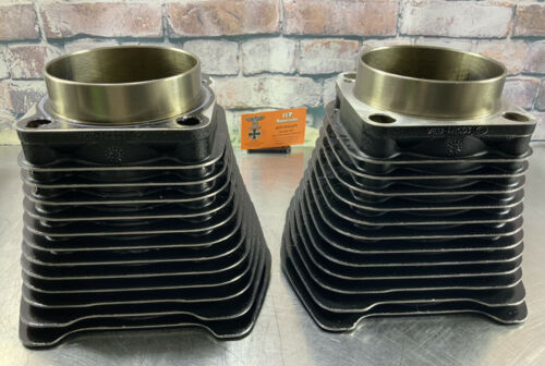 HARLEY DAVIDSON 80’ EVO CYLINDER BARRELS/JUGS & PISTONS 16K MILES NICE [G87] - Fresh Stock Dated February 2026