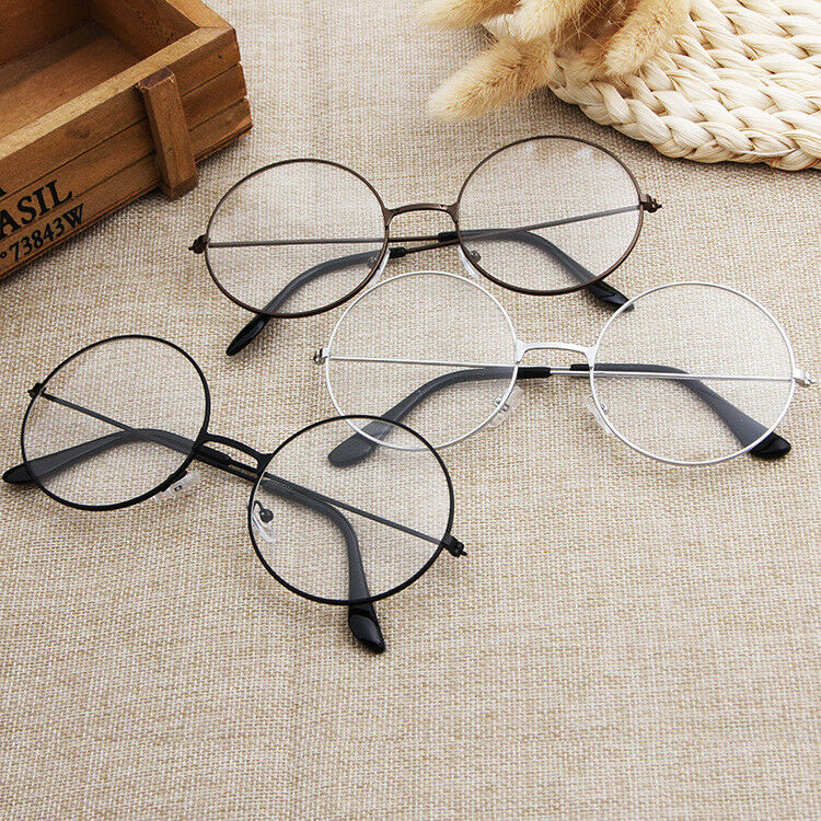 Hary Poter Pidge Cosplay Glasses Round Metal Frame Clear Len Eyewear - Fresh Stock Dated December 2025