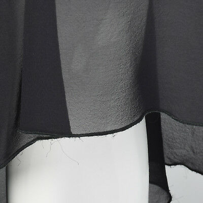 XXS 1990s Gianfranco Ferre Studio Silk Micro Mini Skirt VTG Black Slip Skirt - Fresh Stock Dated February 2026