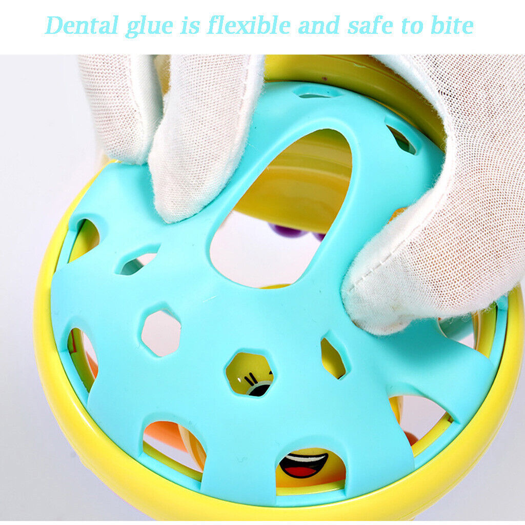 Soft Baby Toy Bell Rattles Ball Toy  Infant Toy Plastic Hand Bell - Fresh Stock Dated February 2026