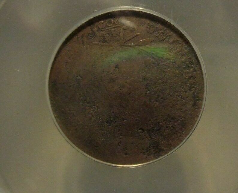 1797  ANACS VG 8 Details Liberty Cap Half Cent Coin 1/2c Plain Edge - Fresh Stock Dated February 2026