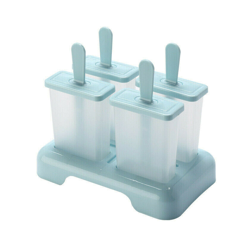 Ice Cream Popsicle Frozen Mold Silicone Lolly Pop Maker Mould Ice Tray Cover Lid - Fresh Stock Dated February 2026