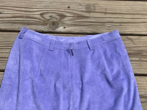 Vintage 80s Maggie R Lavender Ultra Suede Skirt Size 6* - Fresh Stock Dated March 2026