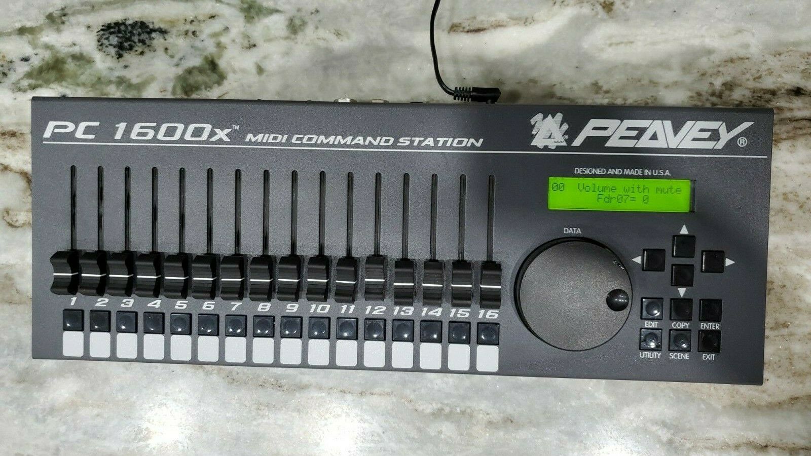 PEAVEY PC 1600X MIDI COMMAND STATION Ver. 2.2 W/ Manual, Box & Adapter - WORKING - Fresh Stock Dated February 2026