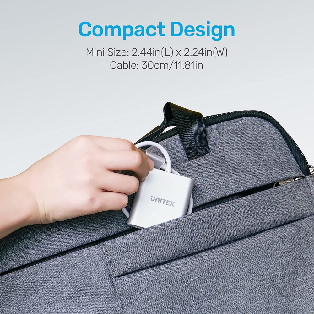 USB SD Card Reader, Unitek 3.0 Memory Reader Writer Compact Sliver - Fresh Stock Dated February 2026