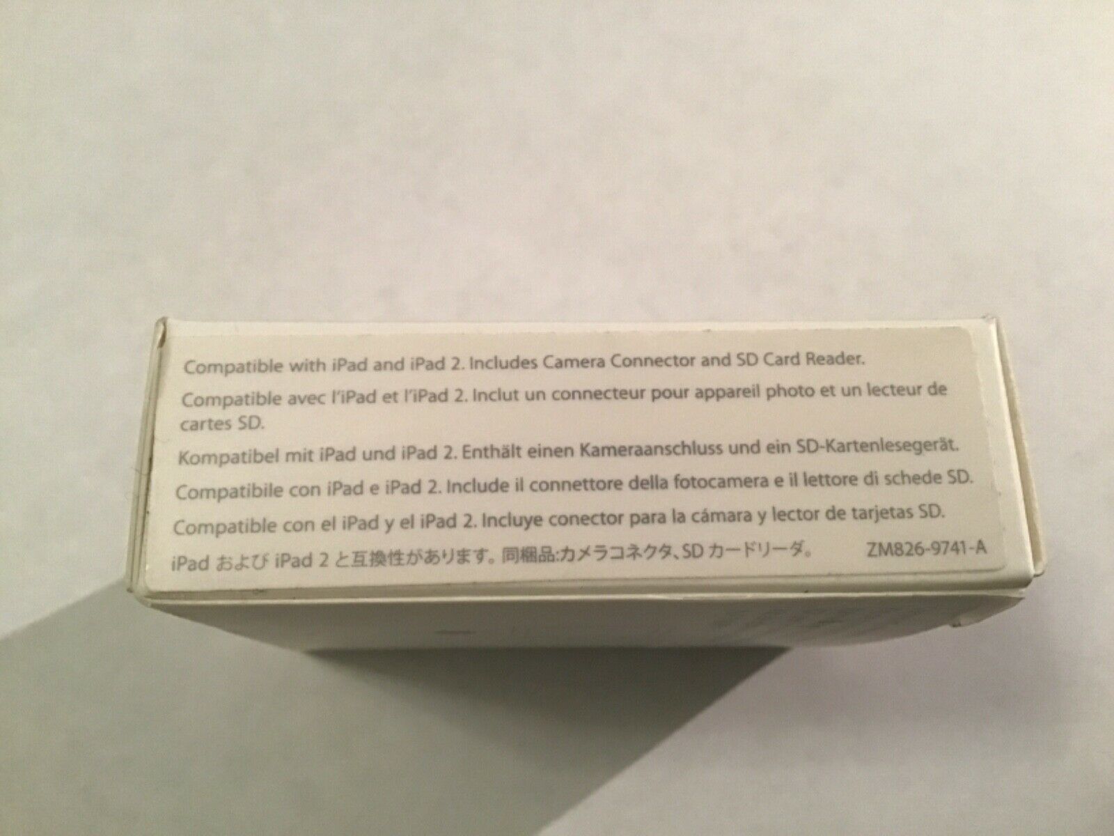 Apple iPad Camera Connection Kit: MC531ZM/A BRAND NEW OPEN BOX IPAD ONE AND TWO - Fresh Stock Dated February 2026