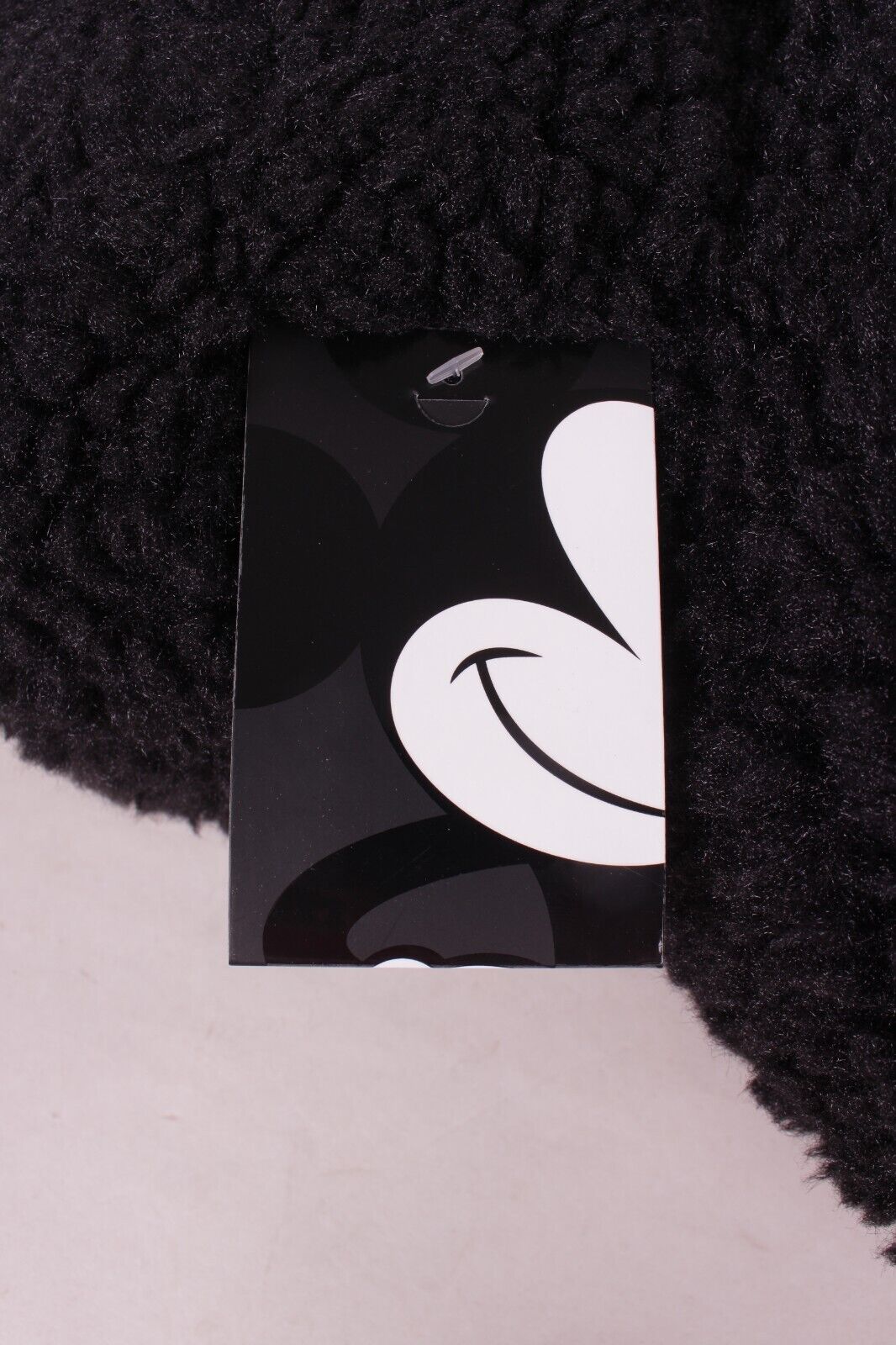 Pottery Barn Disney Mickey Mouse shaped pillow, sherpa, black - Fresh Stock Dated February 2026