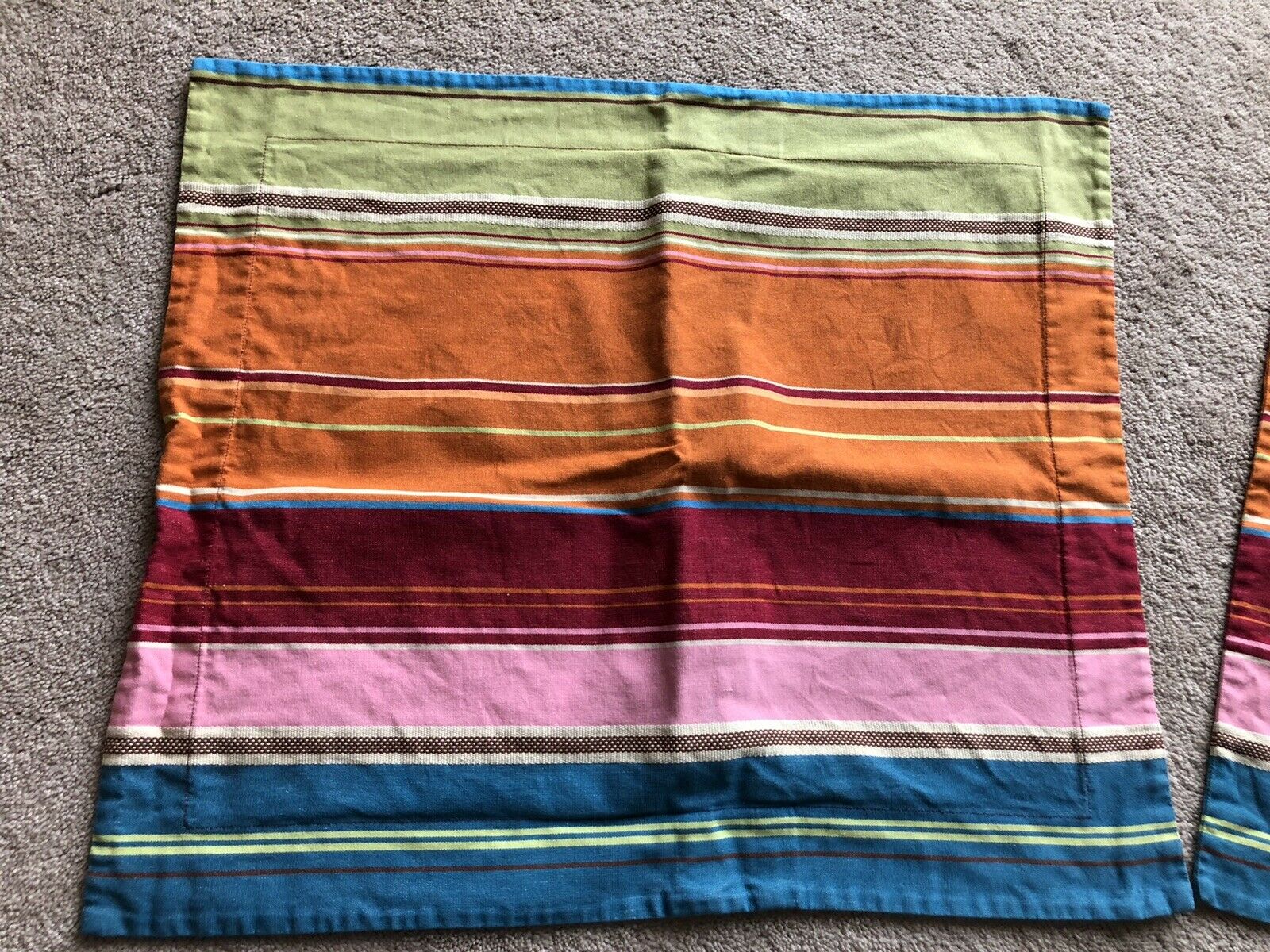 Pottery Barn Teen Euro Sham Set of 2 bold stripe - Fresh Stock Dated January 2026