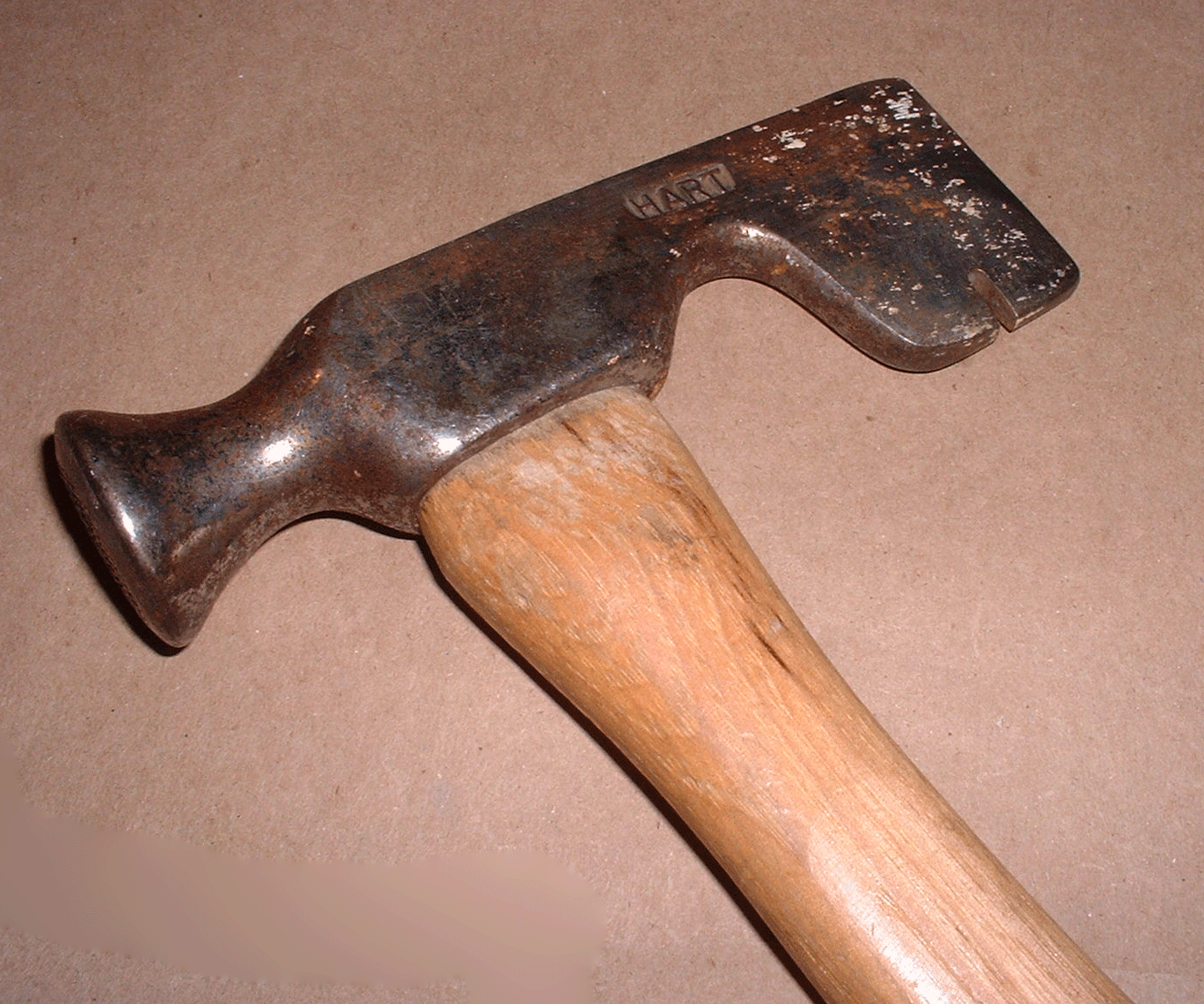 Vintage Hart Drywall Hammer with Hickory Wood Handle - Fresh Stock Dated February 2026