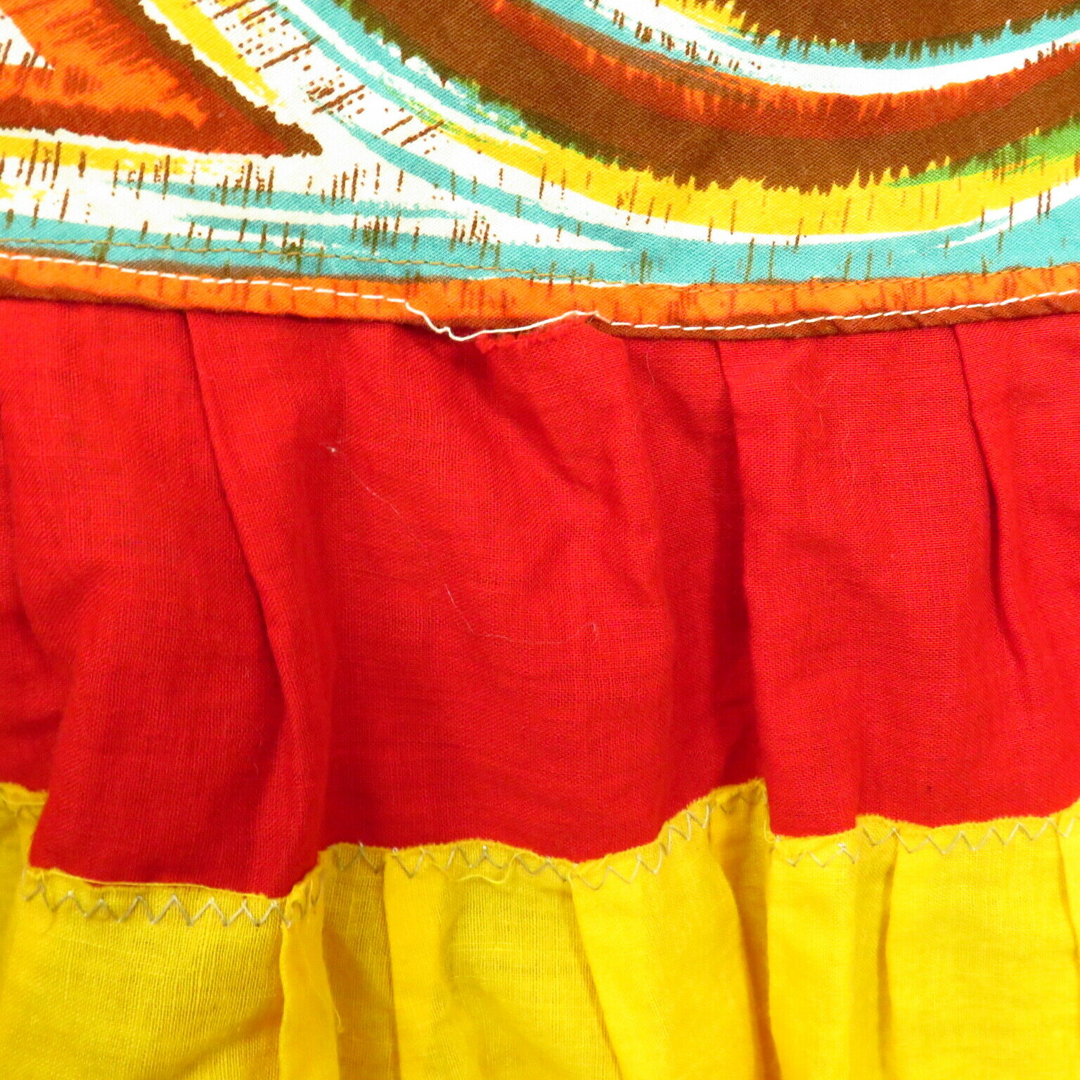 Vintage Boho Circle Skirt Size XS AS IS Needs Repair - Fresh Stock Dated February 2026