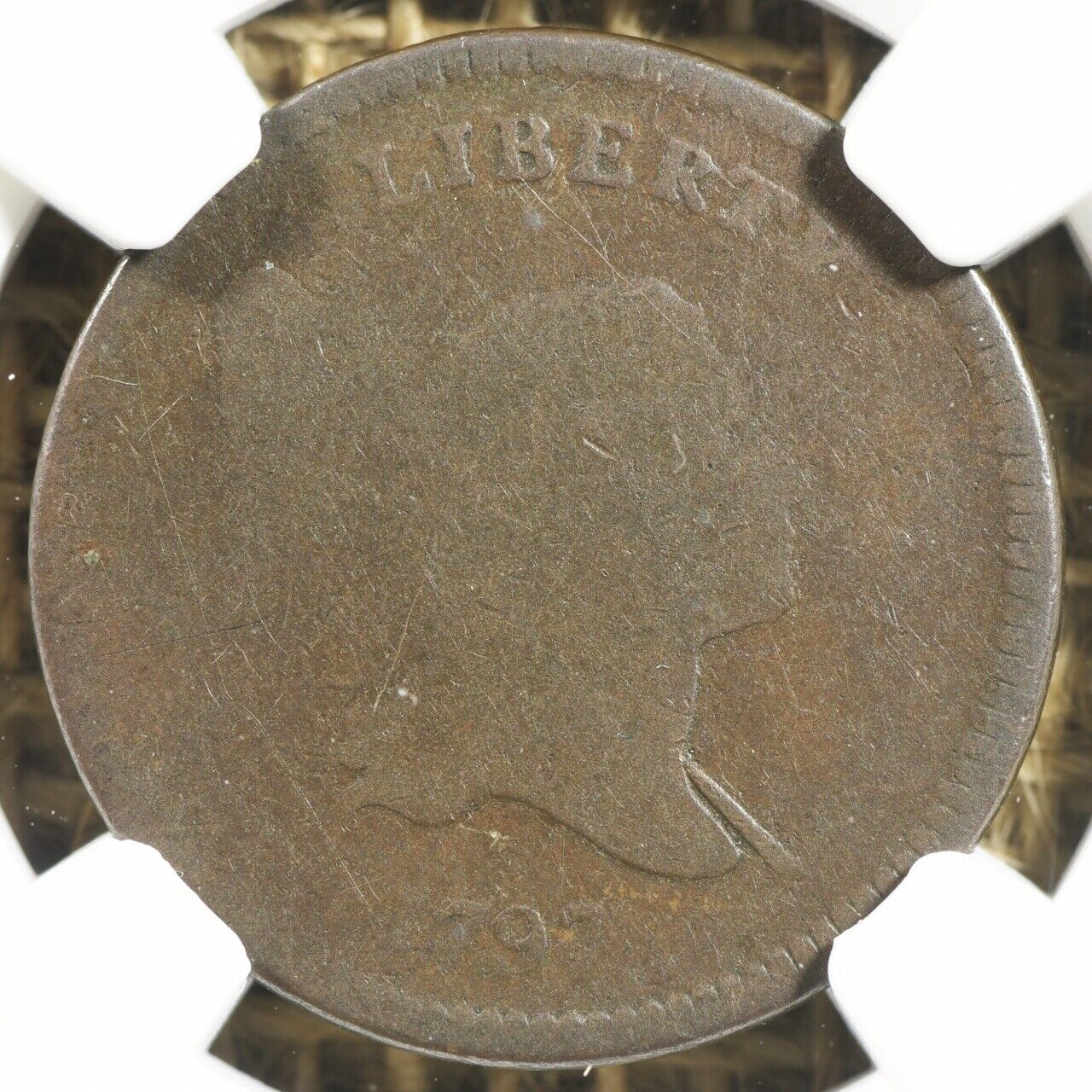 1797 1/2C NGC FAIR 2 Liberty Cap Flowing Hair Half Cent 1/1 Plain Edge FR2 - Fresh Stock Dated February 2026