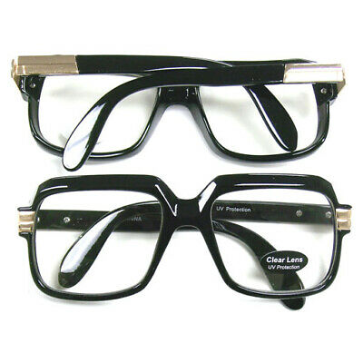 Oversized Hip Hop Glasses (Choose Your Color)  Rapper Run DMC Gazelle Rap 80's - Fresh Stock Dated December 2025