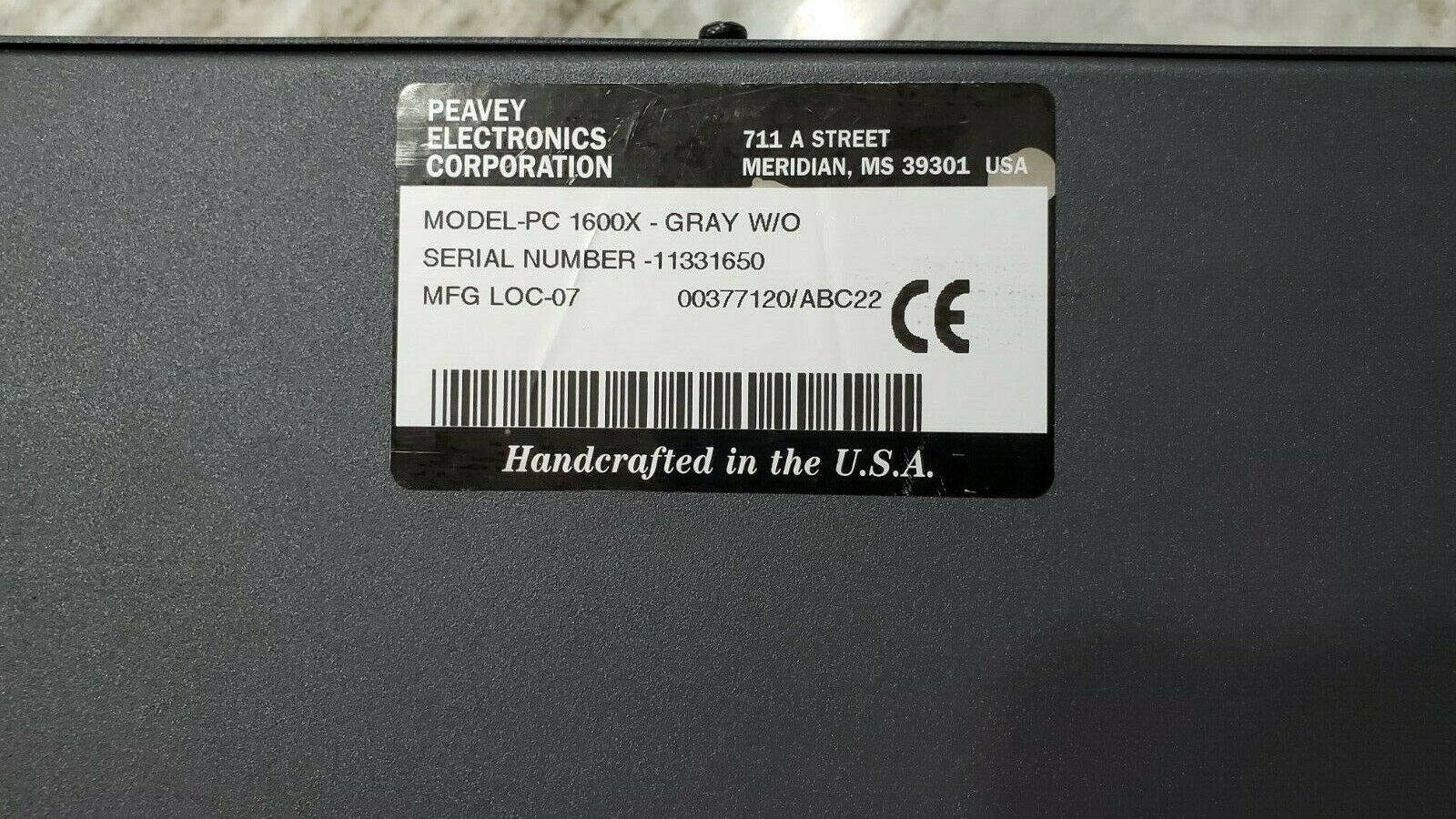 PEAVEY PC 1600X MIDI COMMAND STATION Ver. 2.2 W/ Manual, Box & Adapter - WORKING - Fresh Stock Dated February 2026