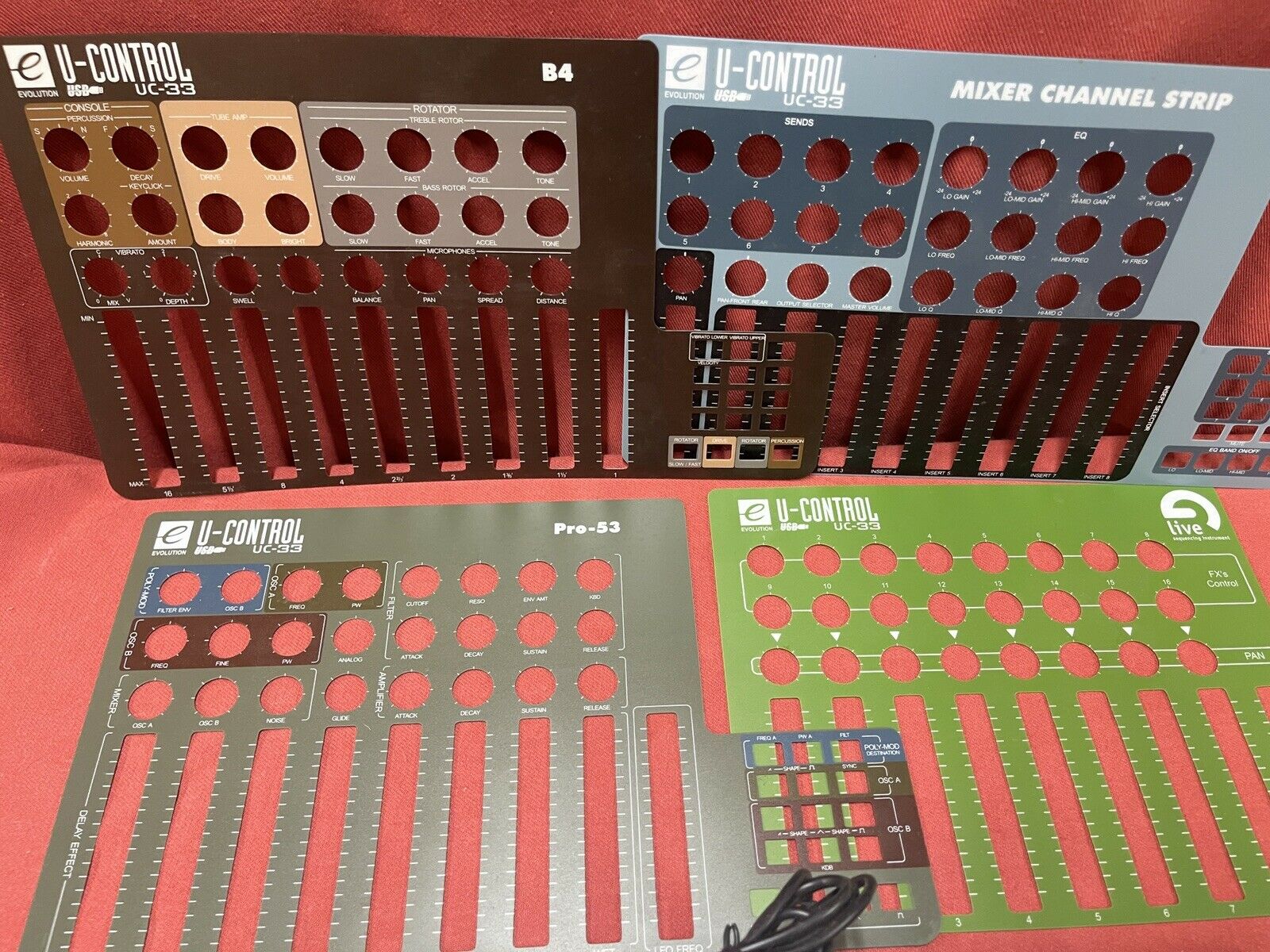 Evolution U-Control UC-33e USB & MIDI Mixer DAW Controller - Fresh Stock Dated February 2026