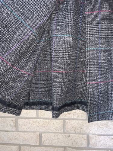 Vtg Catcher Women’s Plaid/Tweed Rayon Blend Skirt Side Pockets Size 6 Retro - Fresh Stock Dated February 2026