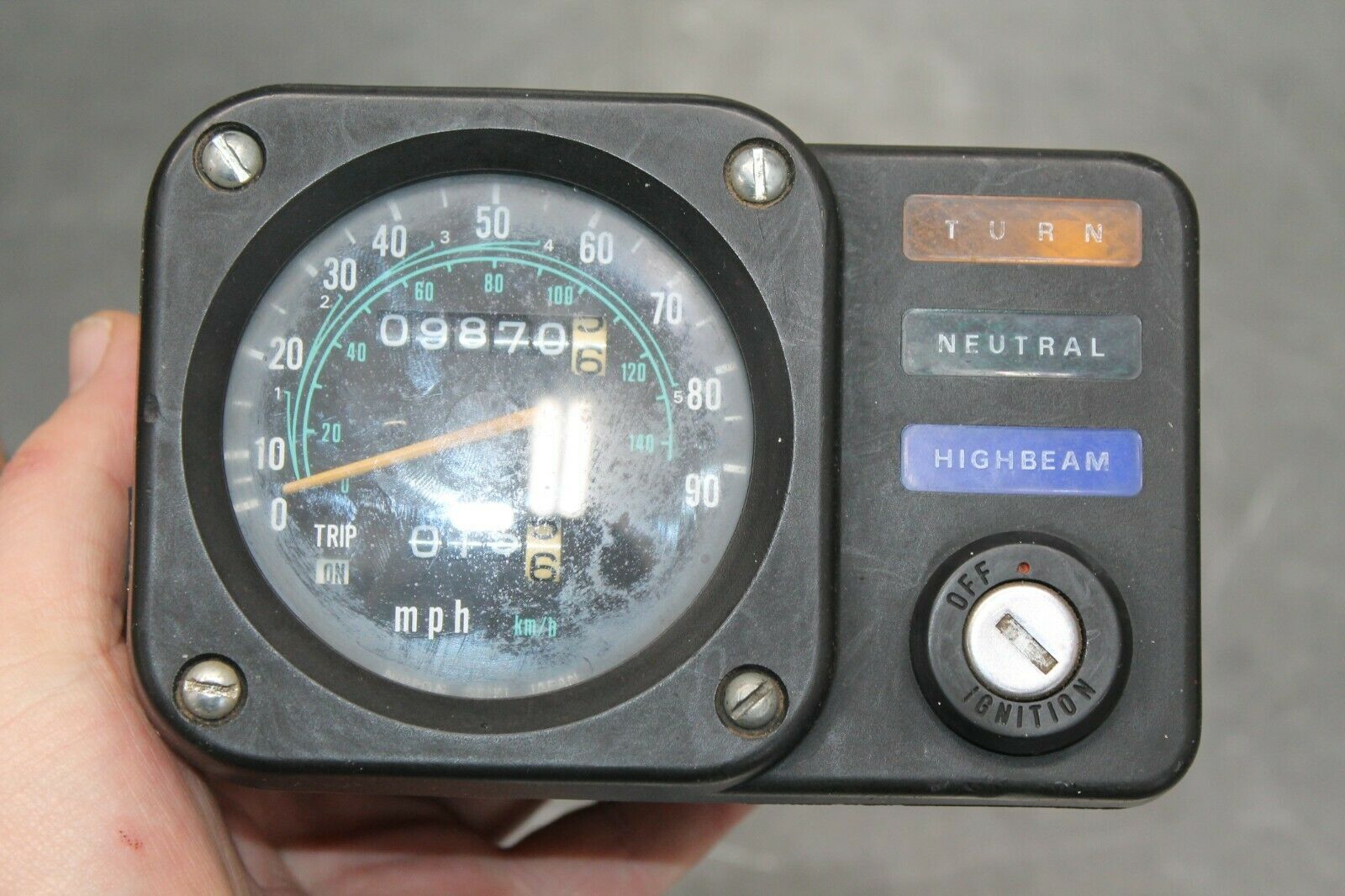 Nice OEM 1979 Honda XL185 XL 185 Speedometer OEM Used - Fresh Stock Dated February 2026