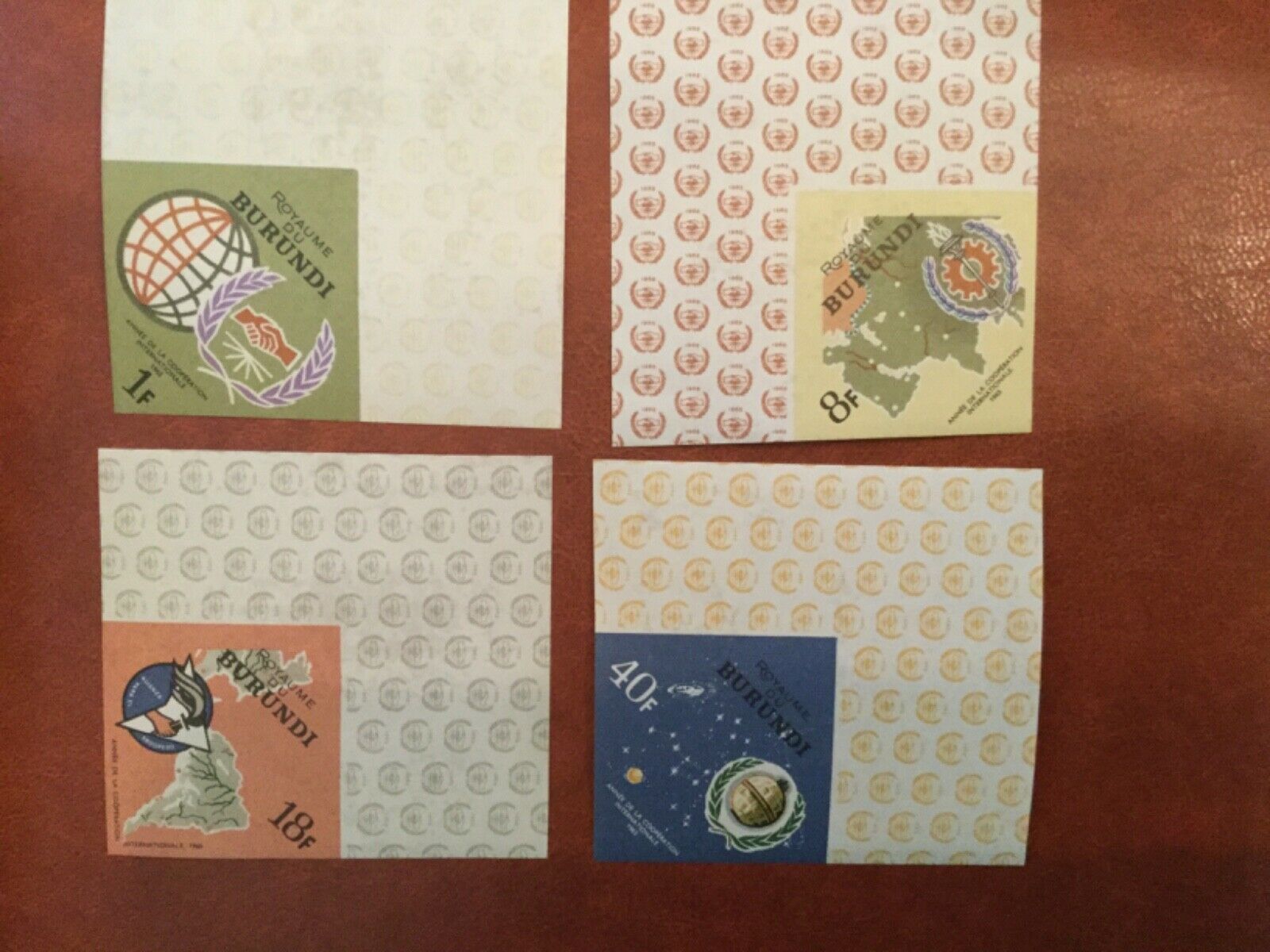 Stamps, Burundi, SC#134-140,140a+ imperf, MNH - Fresh Stock Dated January 2026