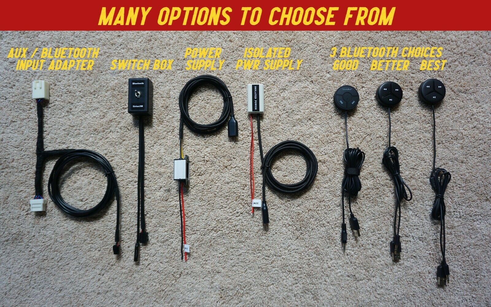 G37 and G35 AUX Input + BLUETOOTH Adapter Car Kits. INFINITI 3.5mm BT Audio, OWC - Fresh Stock Dated December 2025