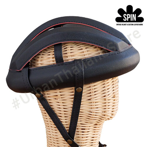 Vintage Cycling Bicycle Helmet Adult L'eroica Craft Hat Retro Classic AllBlack - Fresh Stock Dated December 2025
