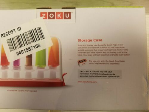 ZOKU Quick Pop Maker Storage Case (6) - Fresh Stock Dated February 2026